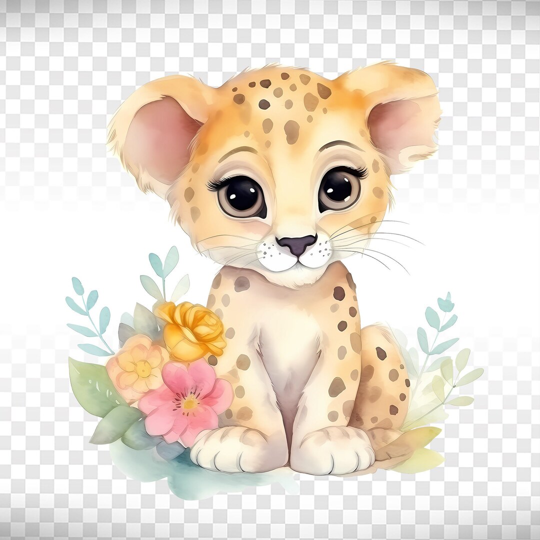 Baby Safari Animal Nursery Art Printable - Etsy