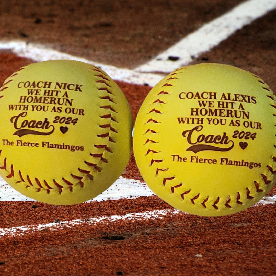 Personalized Gift for Softball Coaches | Custom Coach | Unique Softball Present for Him & Her