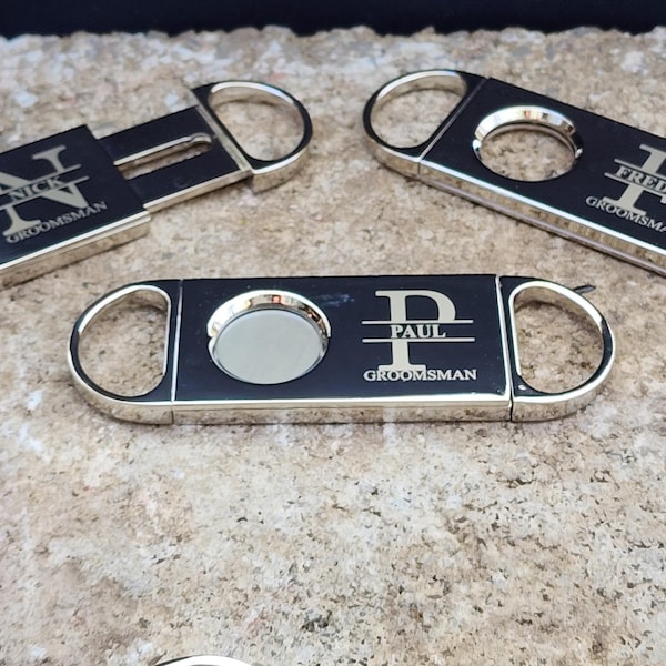 Personalized Cigar Cutter Perfect Groomsmen Proposal Gift Engraved Best Man Cigar Lover Humidor Gifts for Him