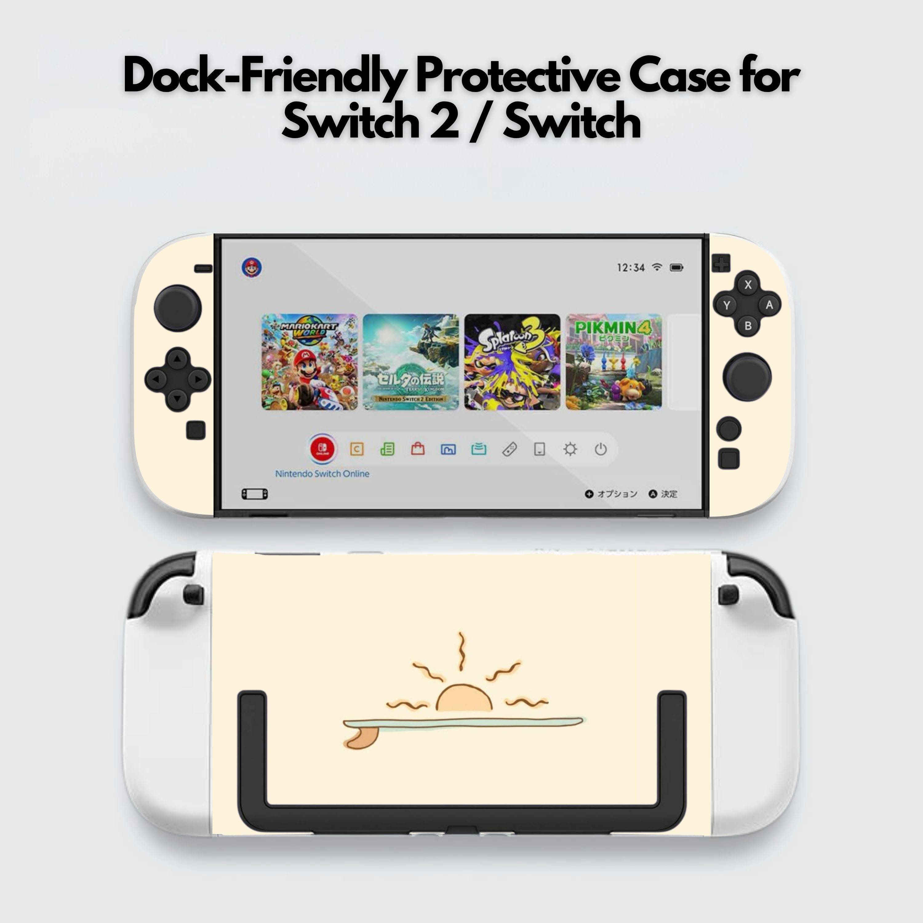 Cute Summer Beach Switch Case for Nintendo Switch 2 7.9