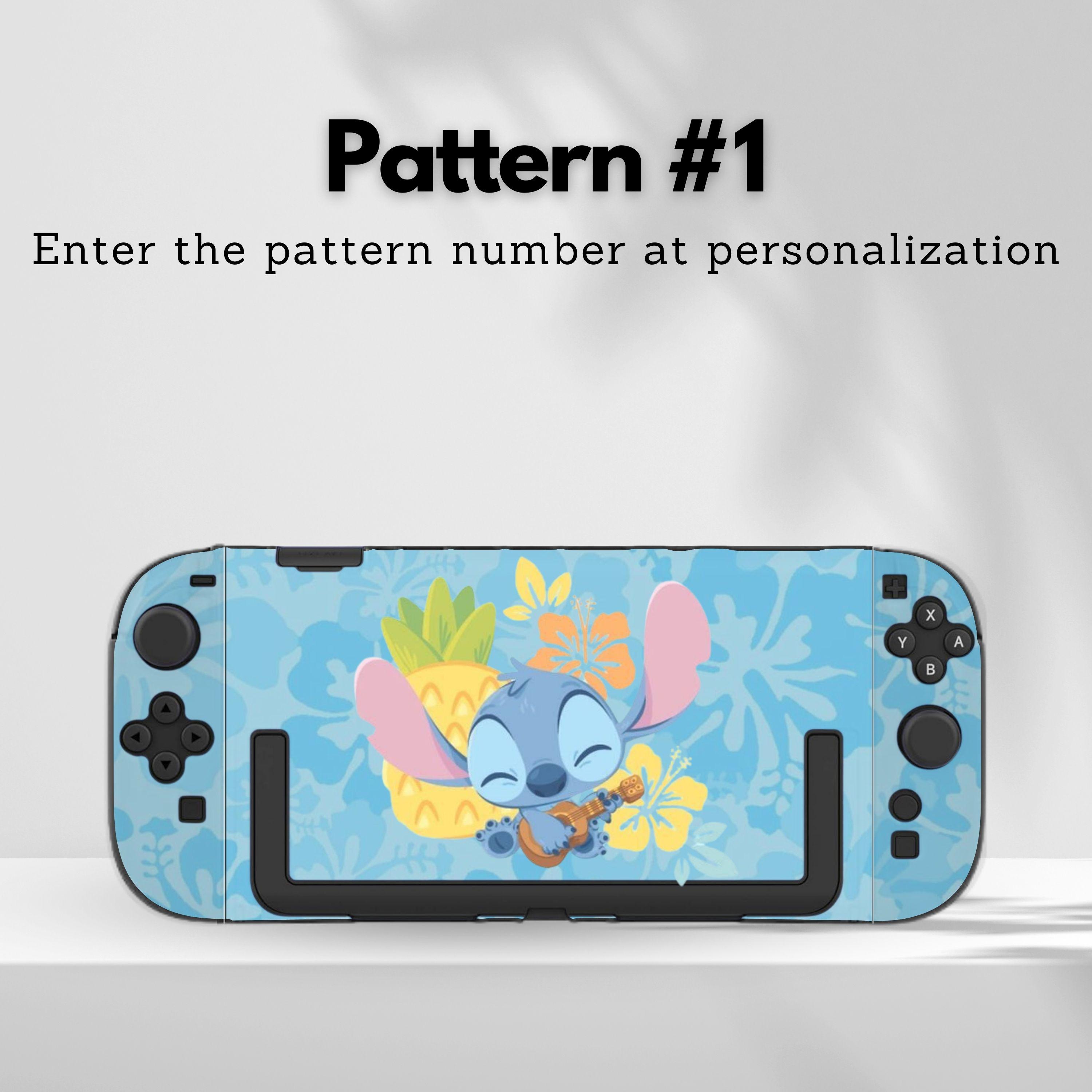 Cute Monster Fanart Tropical Flower Switch Case for Nintendo