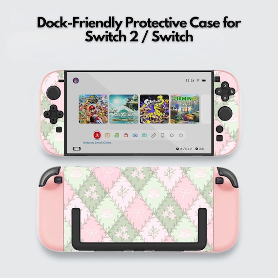 かわいいリボンリボンのNintendo Switchケース、7.9インチ、Switch