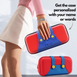 Estuche de viaje para Nintendo Switch 2 2025, Switch OLED, funda protectora personalizada, ranura para 10 cartuchos de juego, con protectores para los Joy-Con