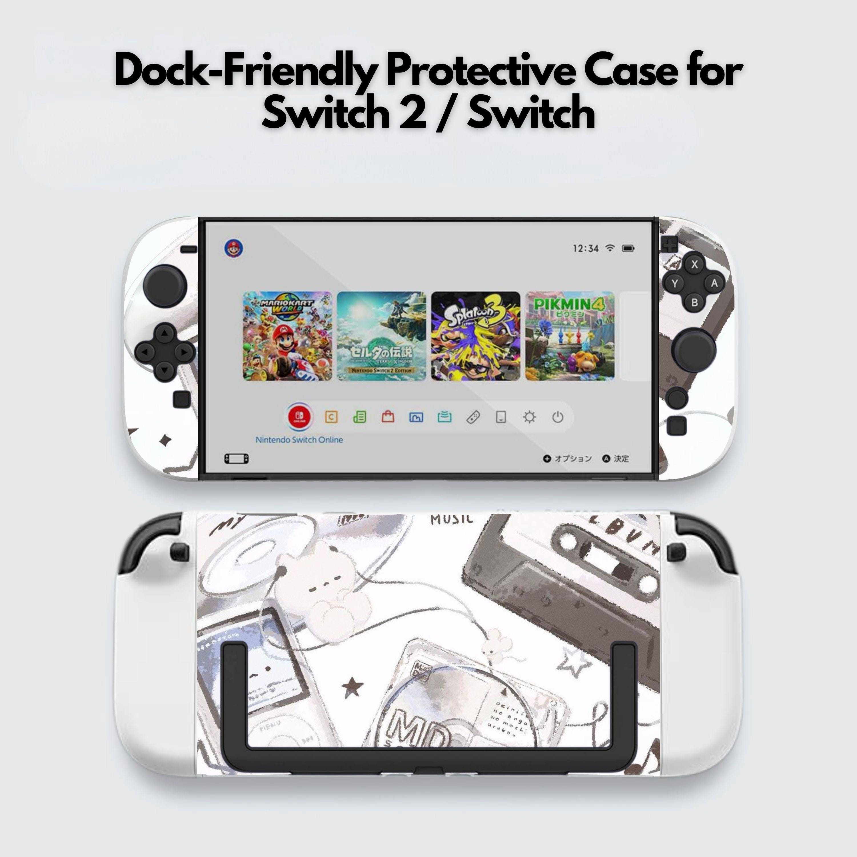 かわいいY2Kコラージュスイッチケース、Nintendo Switch 2 7.9インチ