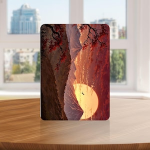 Dreamy Nature Kindle Case with Hand Strap for Kindle 6 6.8 7 inch, Paperwhite 12 11, Kindle Colorsoft/Scribe/Oasis, Kindle 11 10 Gen