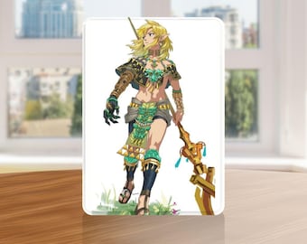 Funda para Kindle con correa de mano y diseño de fanart de videojuegos y fantasía. Compatible con Kindle de 6, 6.8 y 7 pulgadas, Paperwhite de 12 y 11 pulgadas, Kindle Colorsoft/Scribe/Oasis y Kindle de 11 y 10.ª generación.