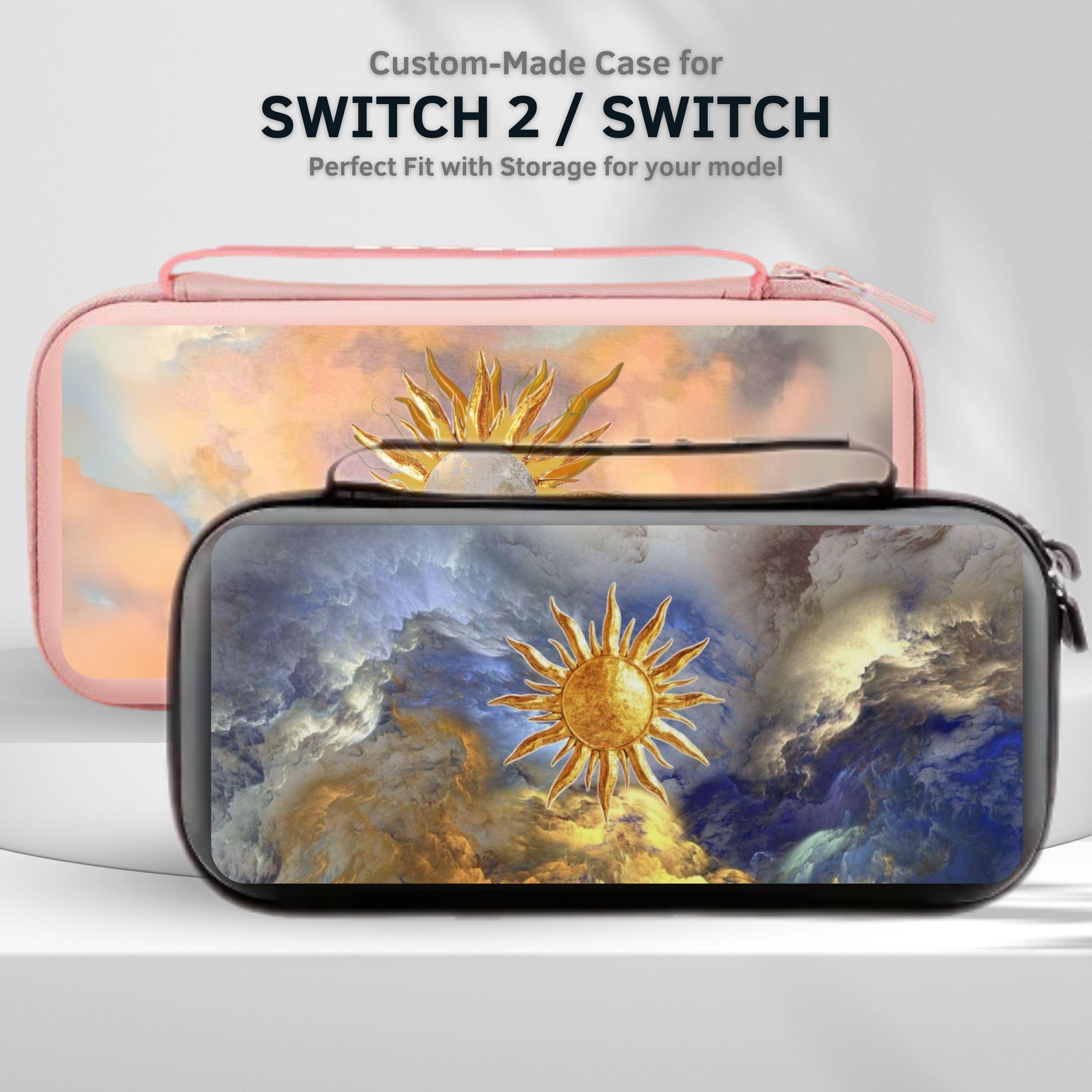 Nintendo Switch ps2 sun Celestial Sun Art Carry Switch Case for Nintendo Switch 2/switch