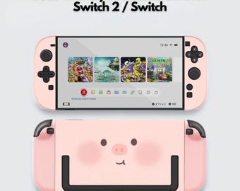 Kawaii Face Switch Case for Nintendo Switch 2 7.9