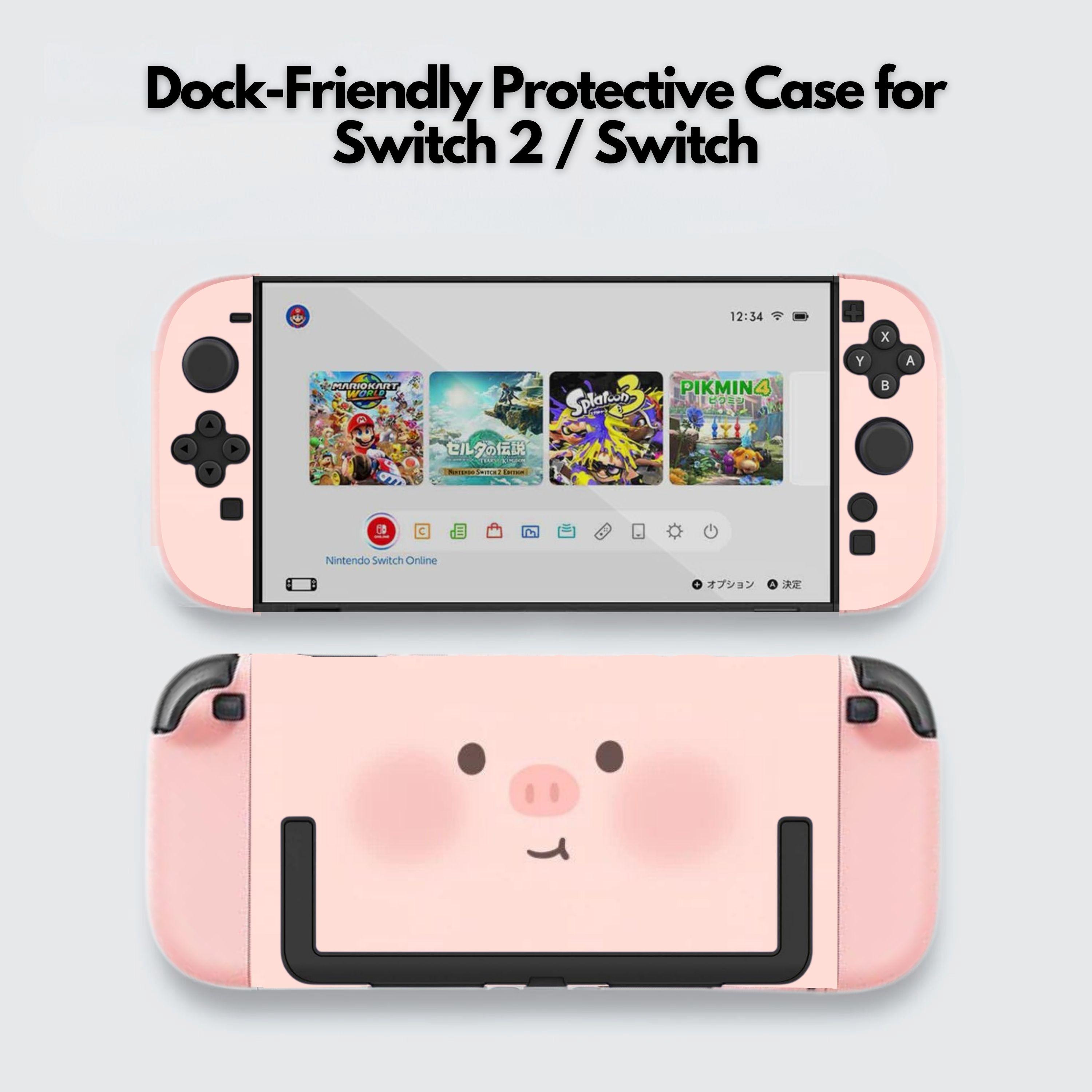 Nintendo Switch カスタマイズ + ケース Kawaii Face Switch Case for Nintendo Switch 2 7.9