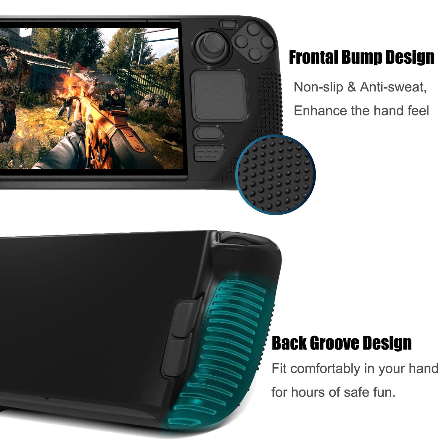 Protective Case for Steam Deck Silicone Soft Cover With Full Etsy Canada