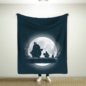 Cute Anime Cartoon Characters Fan Art Throw Blanket, Super Soft Cozy Fleece, Lightweight Plush Bedding Couch Blanket, Home Decor 2