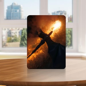 Fiery Dragon Fanart Kindle Case with Hand Strap for Kindle 6 6.8 7 inch, Paperwhite 12 11, Kindle Colorsoft/Scribe/Oasis, Kindle 11 10 Gen