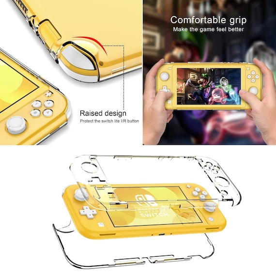 Clear Case Compatibility With Switch Lite, Hard Transparent Full