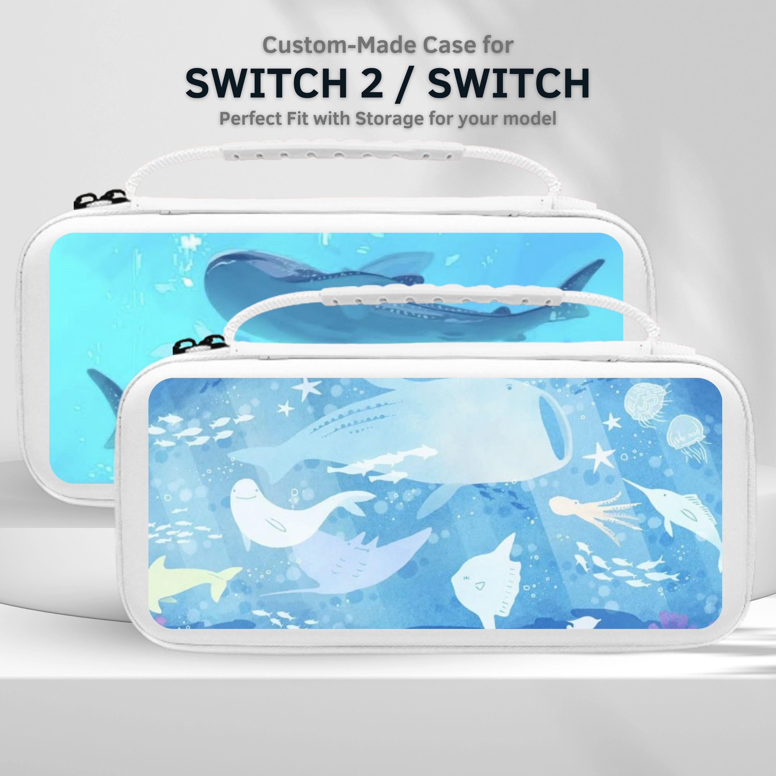 Marine Animal Carry Switch Case for Nintendo Switch 2/switch OLED