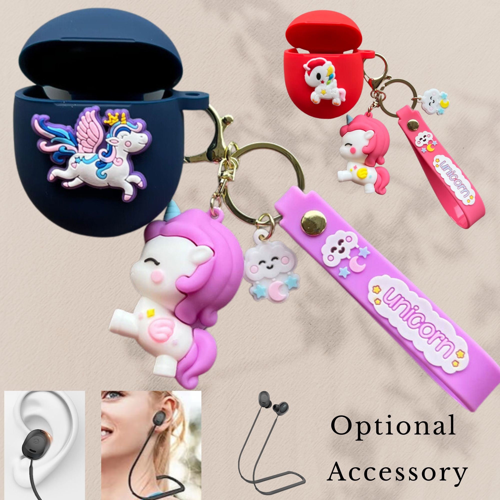 Pu Leather Bracelet Keychain Wood Circle Decor Key Ring Purse Bag Backpack  Car Earphone Accessory Women Children's Day Gift - Temu