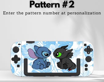 Cute Monster Fanart Tropical Flower Switch Case for Nintendo
