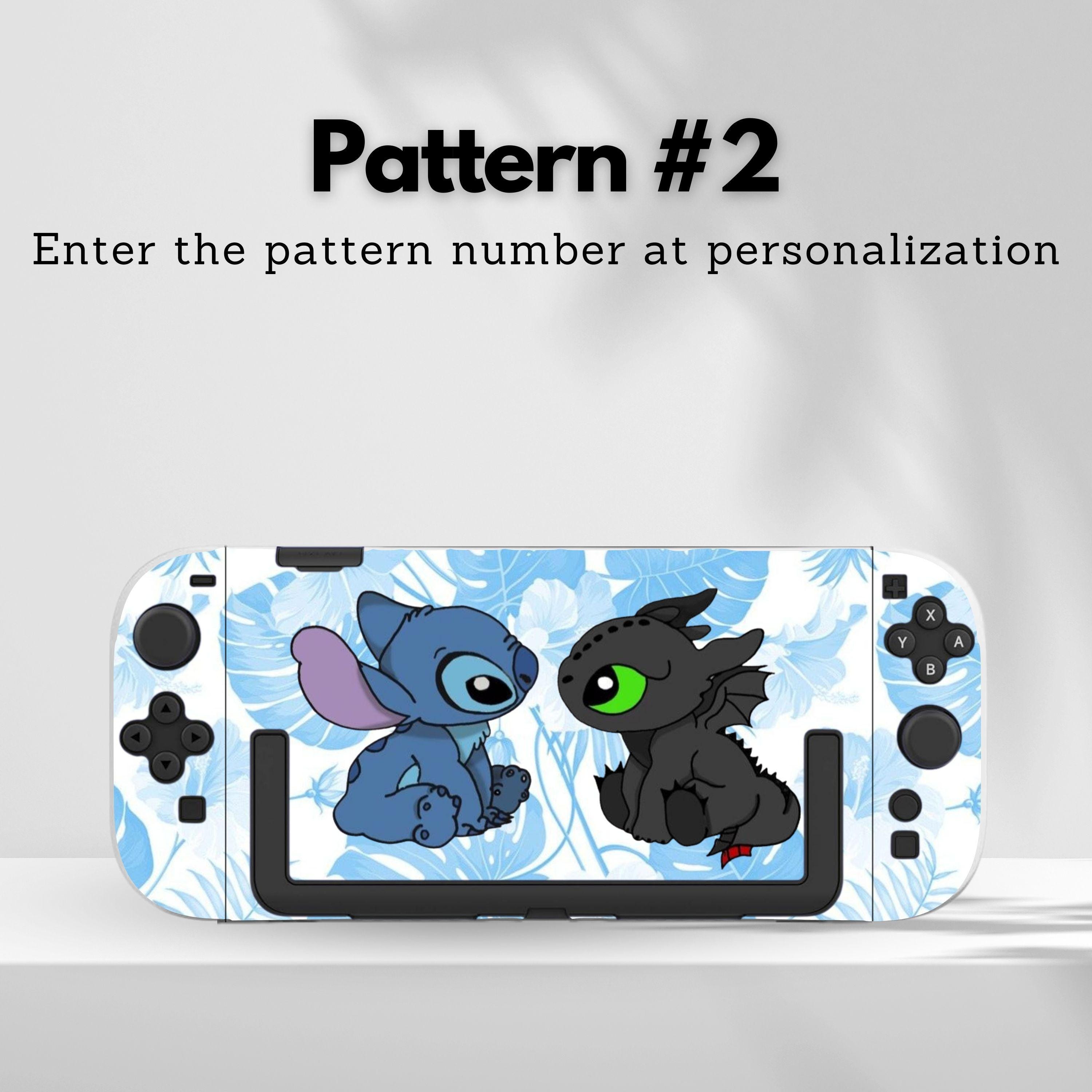 Cute Monster Fanart Tropical Flower Switch Case for Nintendo