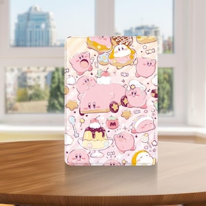 Cute Game Aesthetic Kindle Case with Hand Strap for Kindle 6 6.8 7 inch, Paperwhite 12 11, Kindle Colorsoft/Scribe/Oasis, Kindle 11 10 Gen