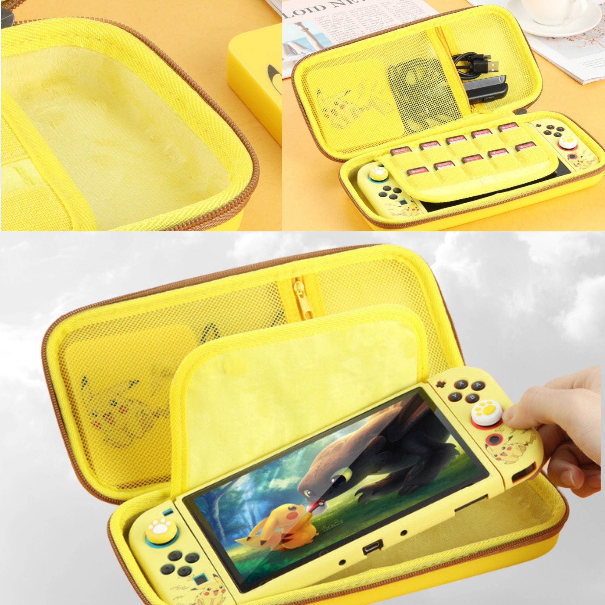 Cute Strawberry Carry Switch Case for Nintendo Switch 2/switch