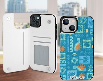 Anime Pattern Fanart Wallet Phone Case with Card Holder for iPhone 18 Pro Max, 17E 17 16 15, Samsung Galaxy S26 S25 S24 Ultra Plus