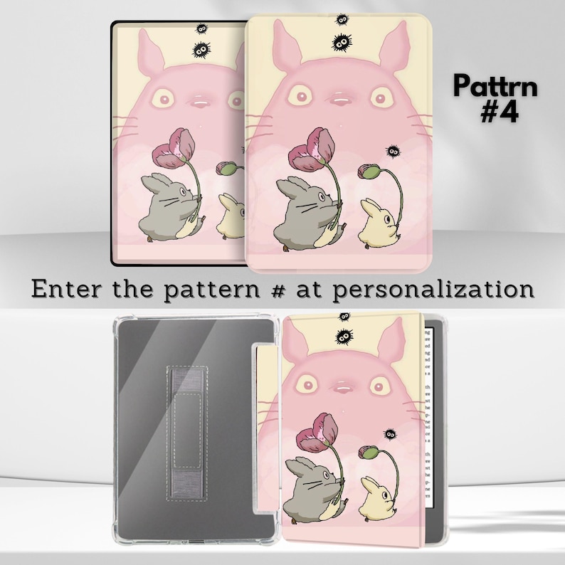 Personalized Anime Scenery Fanart Kindle Case W Hand Strap for Kindle 6 ...