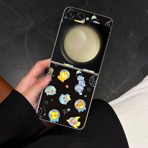 Monster Fanart Galaxy Flip Handyhülle passend für Samsung Galaxy Z Flip 7 7FE, Galaxy Z Flip 6 5 4 3, Galaxy Z Flip7 Flip6, stoßdämpfende Hülle