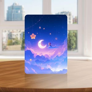 Cute Stars Kindle Case with Hand Strap for Kindle 6 6.8 7 inch, Paperwhite 12 11, Kindle Colorsoft/Scribe/Oasis, Kindle 11 10 Gen