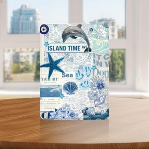 Marine Life Kindle Case with Hand Strap for Kindle 6 6.8 7 inch, Paperwhite 12 11, Kindle Colorsoft/Scribe/Oasis, Kindle 11 10 Gen