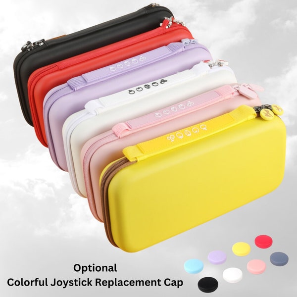 Color Carrying Travel Case for Nintendo Switch / Switch OLED, Protective Cover Pouch, NS Switch Accessories
