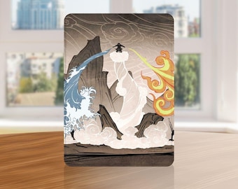 Anime Theme Fanart Kindle Case with Hand Strap for Kindle 11 10, Paperwhite 12 11, Kindle Colorsoft/Scribe/Oasis