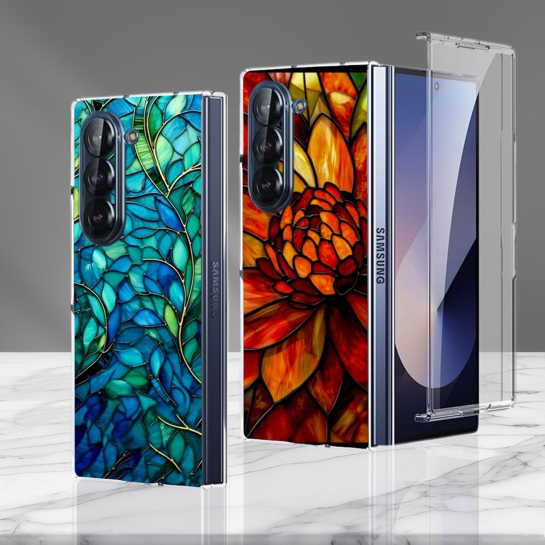 Stained Glass Galaxy Z Fold Phone Case for Samsung Galaxy Z Fold 7