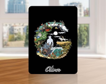 Funda personalizada para Kindle con diseño de fanart de dibujos animados y correa de mano para Kindle 6, 6.8 y 7", Paperwhite 12 y 11, Kindle Colorsoft/Scribe/Oasis, Kindle 11 y 10.