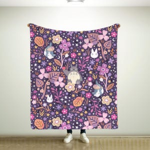Cute Anime Cartoon Characters Fan Art Throw Blanket, Super Soft Cozy Fleece, Lightweight Plush Bedding Couch Blanket, Home Decor 3