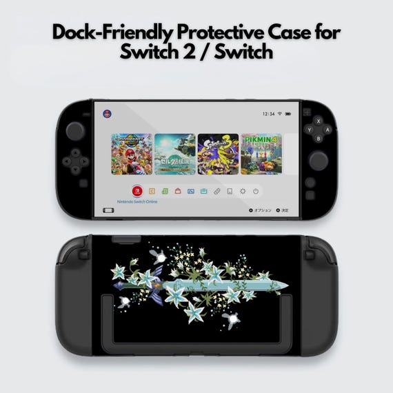 Cute Magical Sword Switch Case for Nintendo Switch 2 7.9