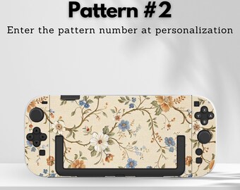 Cute Vintage Floral Switch Case for Nintendo Switch 2 7.9