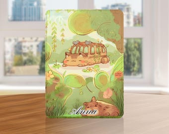 Funda personalizada para Kindle con diseño de fanart de anime y dibujos animados, con correa de mano, compatible con Kindle 6, 6.8 y 7", Paperwhite 12 y 11, Kindle Colorsoft/Scribe/Oasis y Kindle 11 y 10.