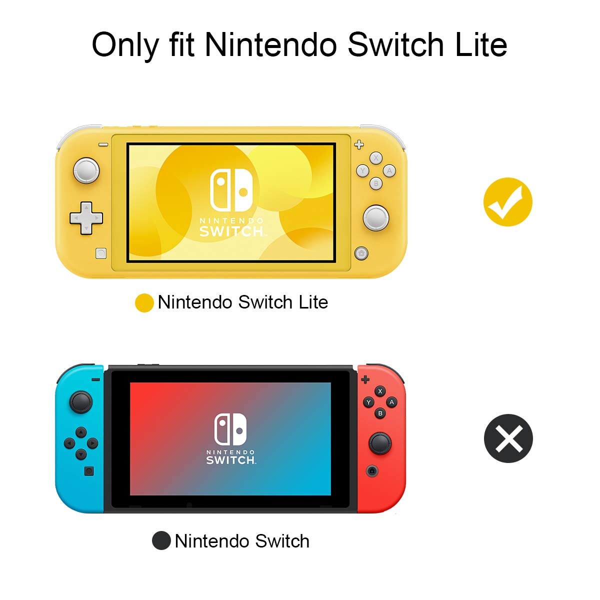 Clear Case Compatibility With Switch Lite Hard Transparent - Etsy