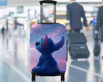 Niedliche Monster Fanart Gepäckabdeckung, Reisekofferabdeckung Schutzfolien, Benutzerdefinierter Fotodruck verfügbar Passend für 18-32-Zoll-Reisegepäck