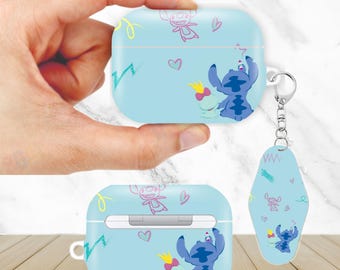 Anime Monster Fanart Aesthetic AirPods Case für AirPods Pro 3 2 1, AirPod 4 3, AirPod 2 1 Gen, Aesthetic Cover mit Schlüsselbund Keyring