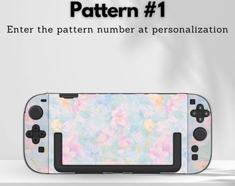 Cute Light Botanical Floral Switch Case for Nintendo Switch 2 7.9