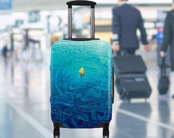 Anime Pattern Fanart Luggage Cover, Travel Suitcase Protective Cover, Size Available for 18-32 Inch