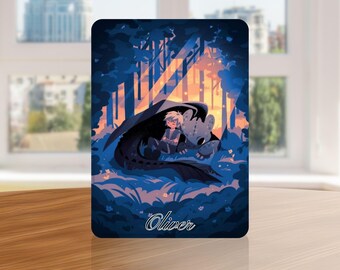 Funda personalizada para Kindle con diseño de dragón y correa de mano, compatible con Kindle 6, 6.8 y 7", Paperwhite 12 y 11, Kindle Colorsoft/Scribe/Oasis y Kindle 11 y 10.