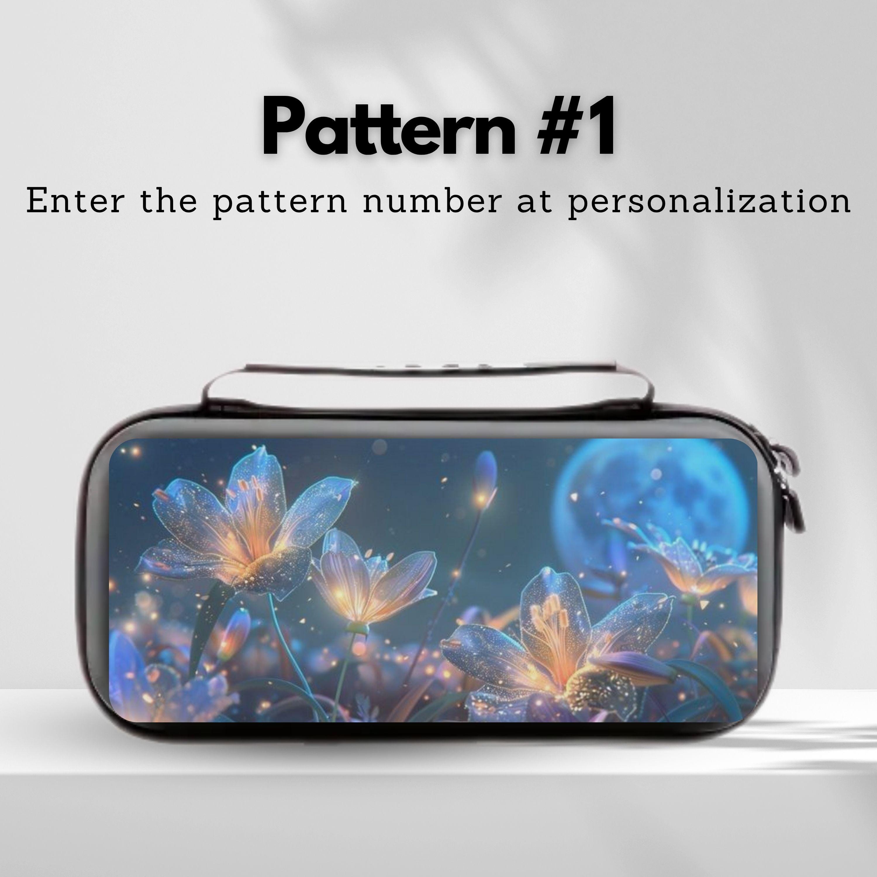 Crystal Floral Carry Switch Case for Nintendo Switch 2/switch OLED