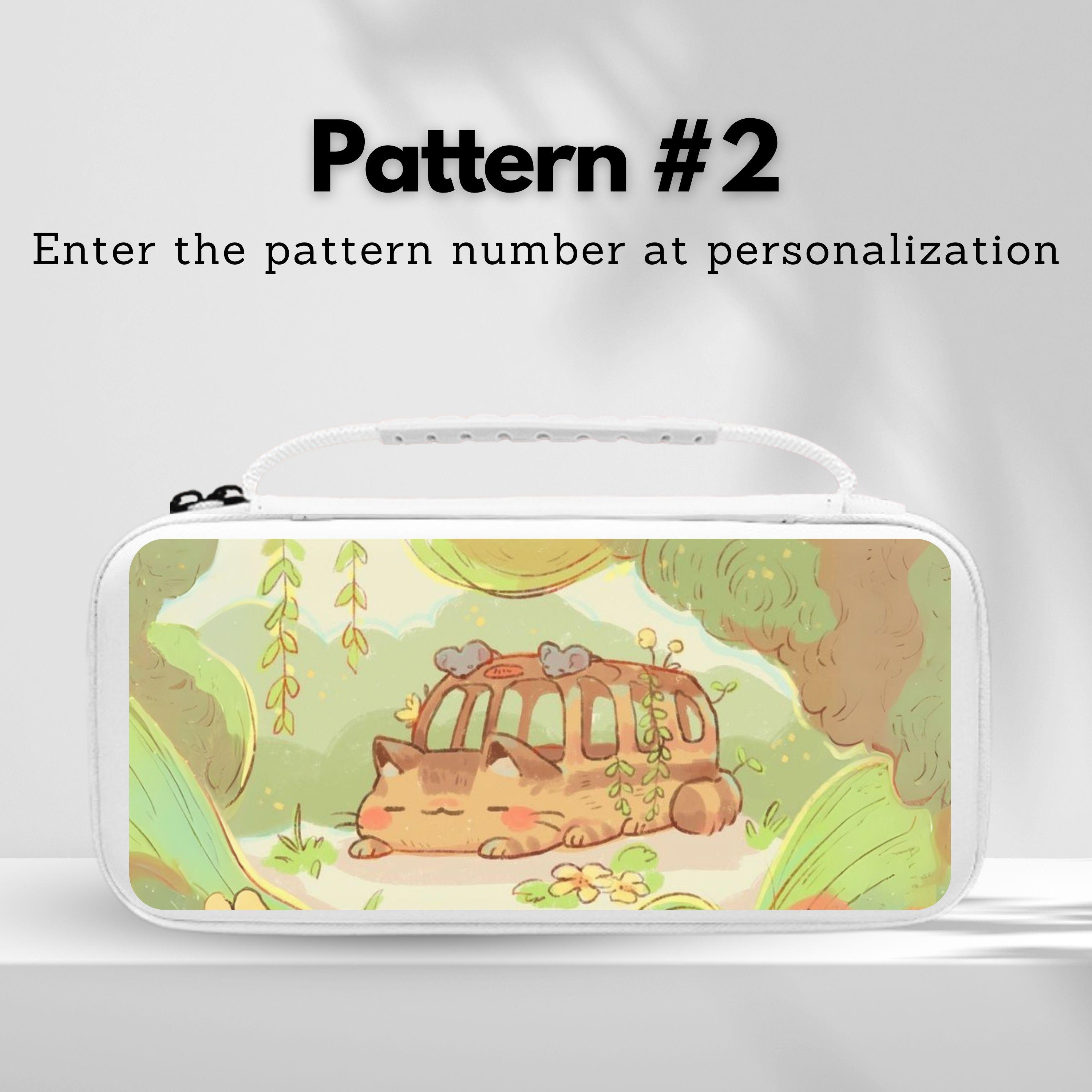 Cartoon Fanart Nintendo Switch Travel Case: Protective PU Leather