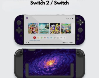 Spiral Galaxy Switch Case for Nintendo Switch 2, Switch OLED, Dock