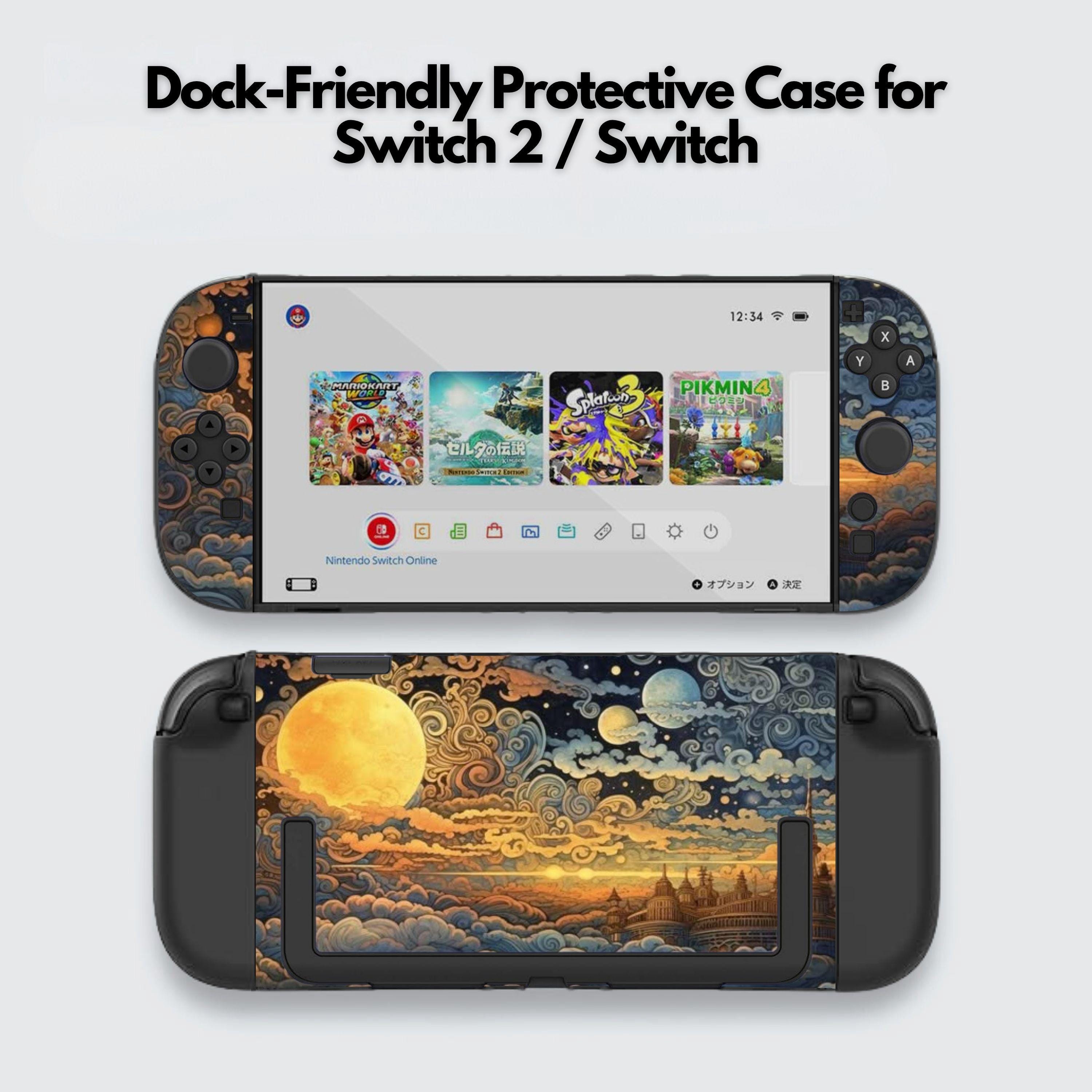 SAAD/ケース ポピーコンチョカスタム Cute Magical Landscape Switch Case for Nintendo Switch 2 7.9