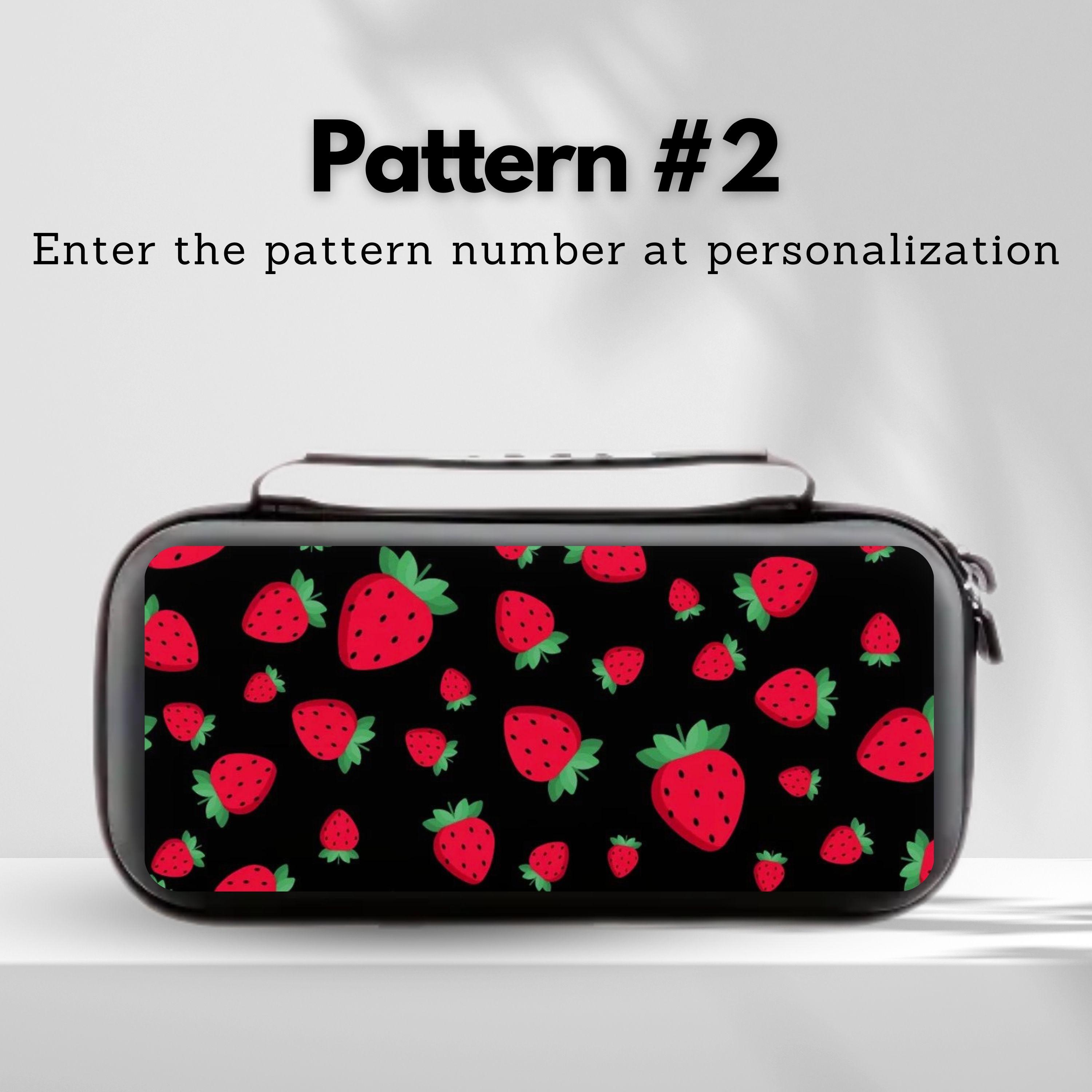 Cute Strawberry Carry Switch Case for Nintendo Switch 2/switch