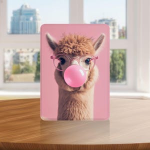 Funny Animal Kindle Case with Hand Strap for Kindle 6 6.8 7 inch, Paperwhite 12 11, Kindle Colorsoft/Scribe/Oasis, Kindle 11 10 Gen