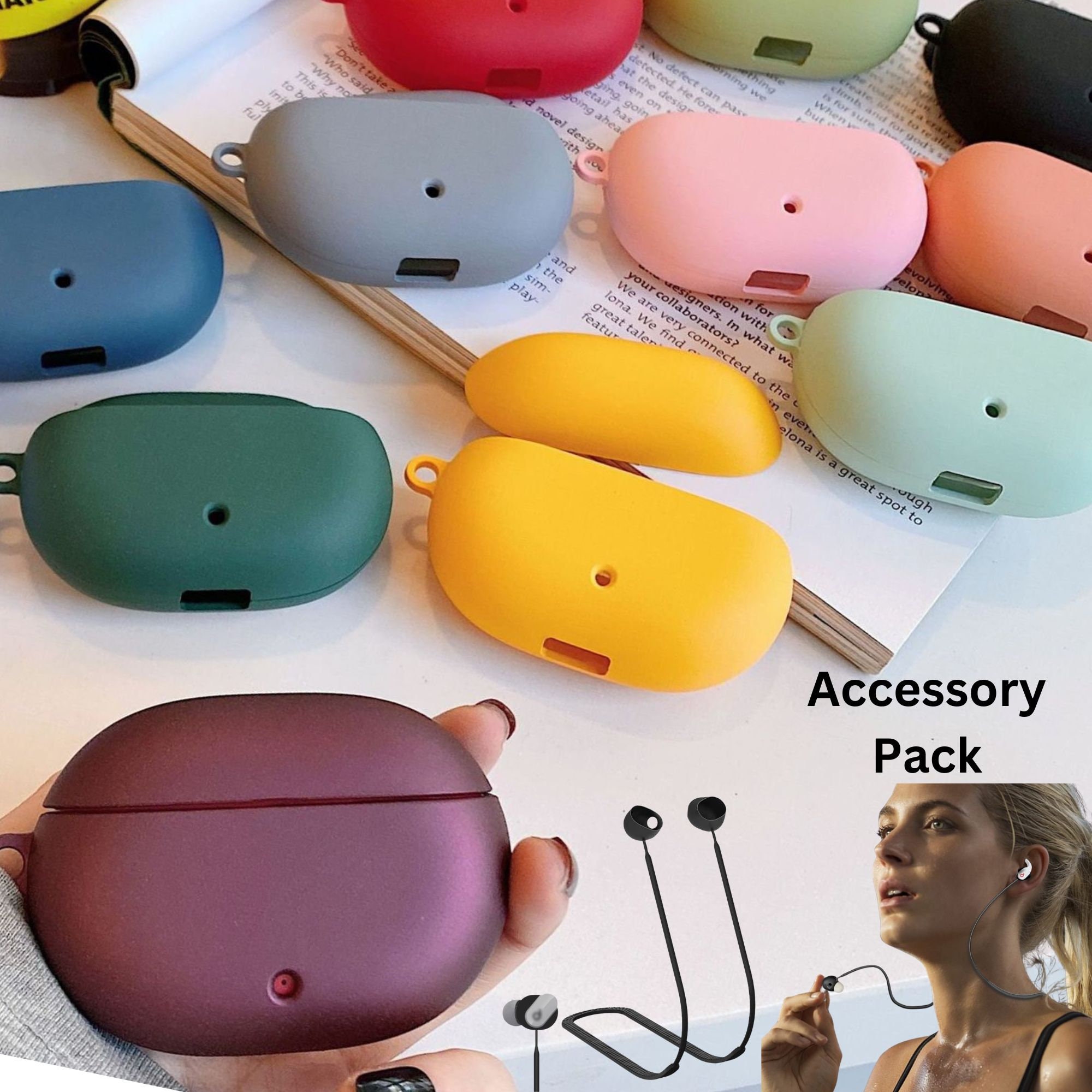 For Beats studio buds 3D Cute Cartoon Soft Silicone Shockproof