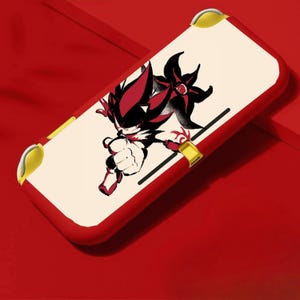 Sonic Shadow Fan Art-zachte hoes voor Nintendo Switch Lite, Switch Lite-hoes met accessoires, schermbeschermer, handgreep reisetui